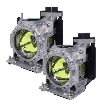 Jaspertronics Lamp & Housing TwinPack for The Panasonic PT-DW90XE Projector w/ Original Specs & Full Lifespan Bulb 1 Year Warranty 2 Unit per pack