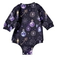 thumbnail image 7 of Ruyang Baby Halloween Outfit Boys Girls Funny Flower Print Sweatshirt Romper Toddler Long Sleeve Bodysuits Newborn Infant Clothes, 7 of 7