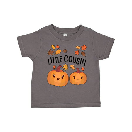 

Inktastic Little Cousin Pumpkins with Fall Leaves Gift Toddler Boy or Toddler Girl T-Shirt