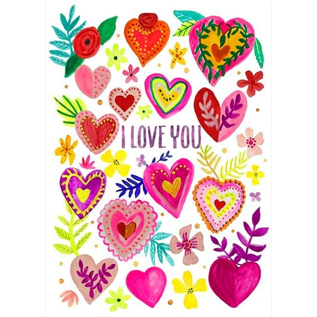 Diamante (DB6406) 5D DIY cuadrado amoroso corazón mosaico imagen de diamantes de imitación 45x60cm Hugtrwg Para estrenar