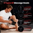 thumbnail image 5 of Awpmdmr Massage Gun, Muscle Massage Gun for Deep Tissue, Portable Handheld Massage Device with 6 Speed & 4 Heads, Gifts for Men Women Dad, 5 of 8