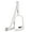 Small-White, variant on Wrangler Crossbody Clear Sling Bags for Women Stadium Approved Cross Body Purse for Sports Events Concerts, White