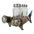 thumbnail image 6 of Rustic Colorful Southwestern Buckhorn Antlers Deer Salt Pepper Shakers Holder, 6 of 9