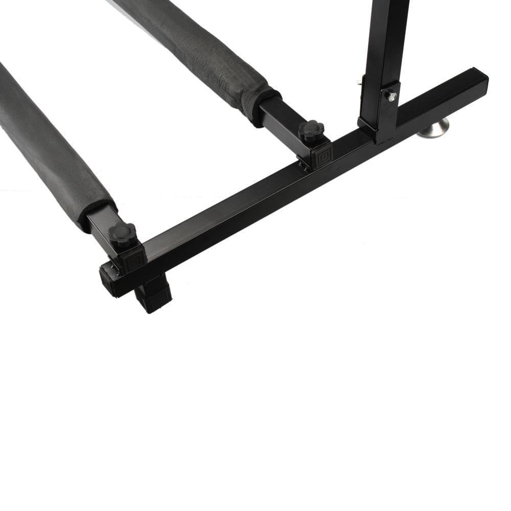 LINJH New 9 Guitar Stand Multiple 9 Display Rack Folding Padded Organizer