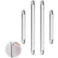 thumbnail image 1 of 4 Pcs Clear Rubber Car Door Edge Guards Protectors, 1 of 5