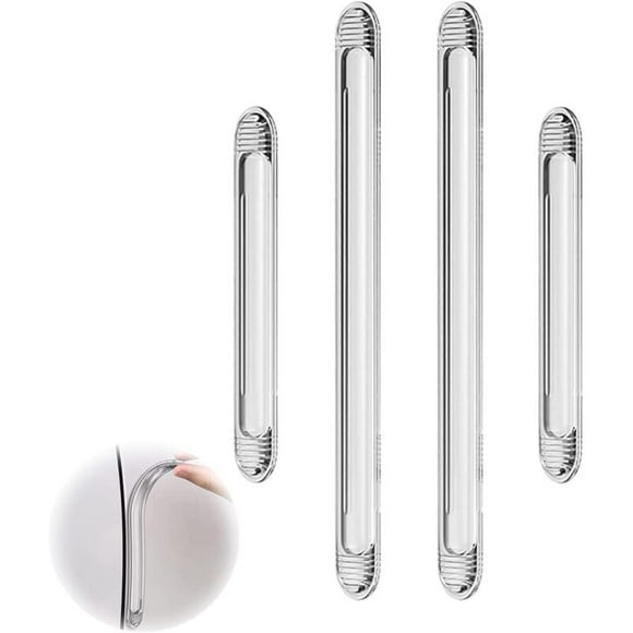 4 Pcs Clear Rubber Car Door Edge Guards Protectors