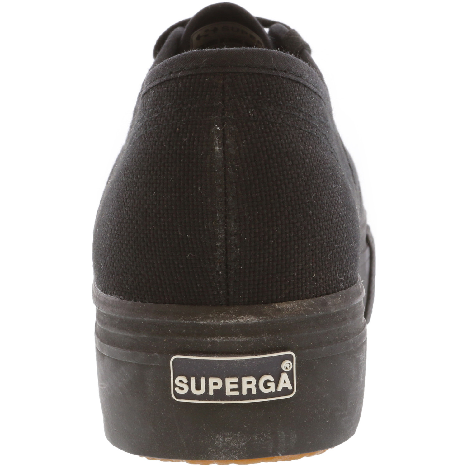 superga linea up and down black
