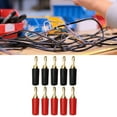 thumbnail image 4 of Banana Plug, Gold Plated Brass 10PCS Easy To Install Speaker Connector  For 2.5mm Panel Socket, 4 of 8