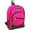 Hot Pink, variant on 13" Slant Backpack, Hot Pink All Ages, Unisex 6045S-HPK/BK, Carrier and Shoulder Book Bag for School, Work, Sports, and Travel