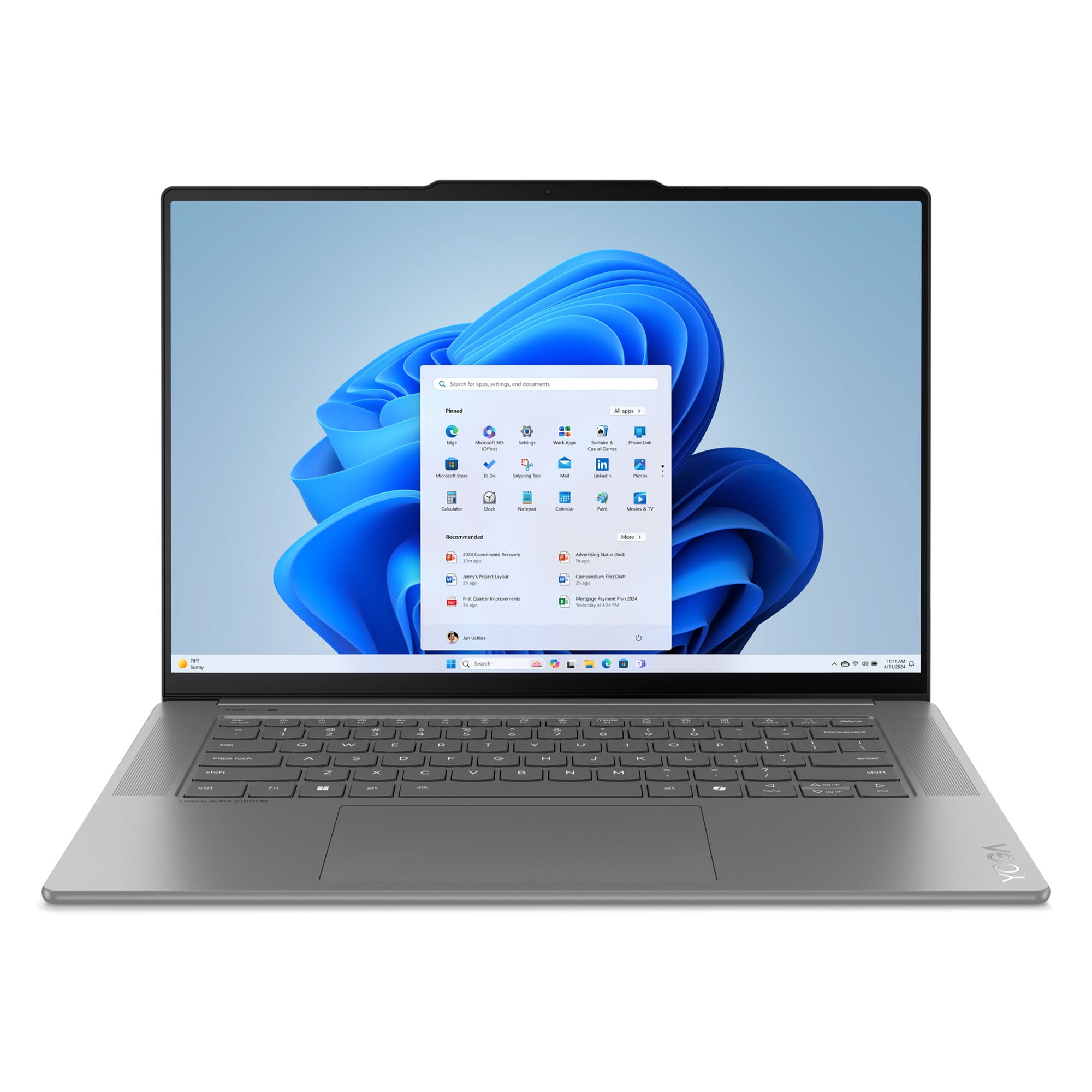 Lenovo Yoga Slim 7x Lenovo Yoga 7i Ordinateur Portable Tactile 2 En 1 16" 2K, Intel Ultra 5 125U, 16 Go LPDDR5X, 2,28 To De Stockage (SSD De 2 To + Station