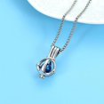 thumbnail image 3 of Anchor Urn Necklaces for Human Ashes Navy Cremation Jewelry Ocean Theme Memorial Keepsake Urn Pendant, 3 of 7