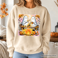 thumbnail image 2 of Cozy Campfire Ghosts Sweatshirt, Fall Halloween Pumpkin Sweater, 2 of 11