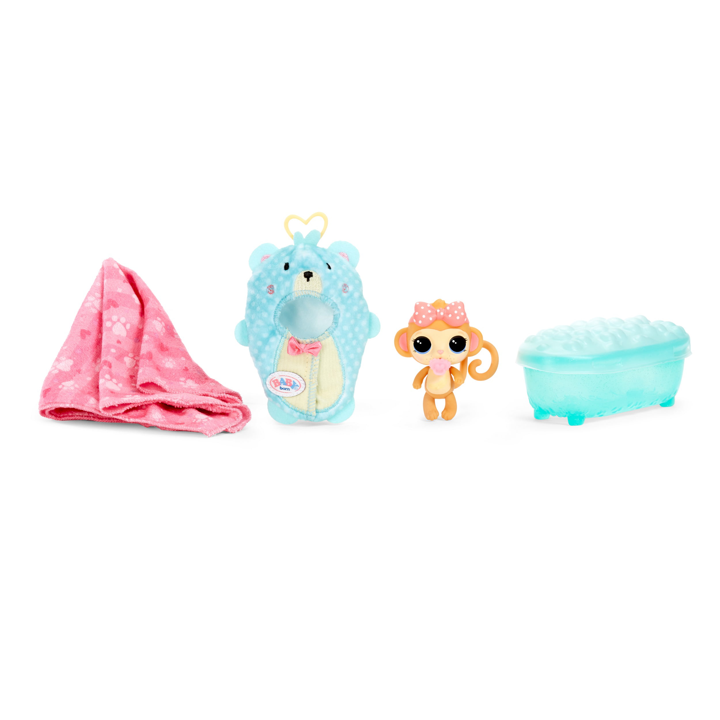 Color Change and Bathtub Surprises Baby Born Surprise Pets Series 2 with 8