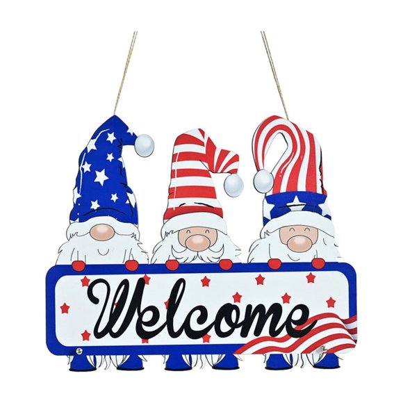Memorial Day Decorations Independence Day Memorial Door Hanging Wooden Decoration Hanging Sign Independence Day Decorations