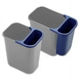 thumbnail image 2 of Rubbermaid Commercial, RCP295073, Saddlebasket Recycling Side Bin, 1 Each, Black, 2 of 2
