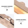 thumbnail image 4 of Weiweiguan 50pcs Jewelry Necklace Making Leather Crimp Ends Practical Ribbon Ends Clips, 4 of 7