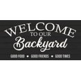 thumbnail image 2 of Allen, Kimberly 24x14 Black Ornate Wood Framed with Double Matting Museum Art Print Titled - Welcome Backyard, 2 of 4