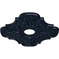thumbnail image 3 of Ekena Millwork 17 3/4"OD x 3 1/8"ID x 1"P Peralta Ceiling Medallion (Fits Canopies up to 4 5/8"), Hand-Painted Midnight Dream, 3 of 6