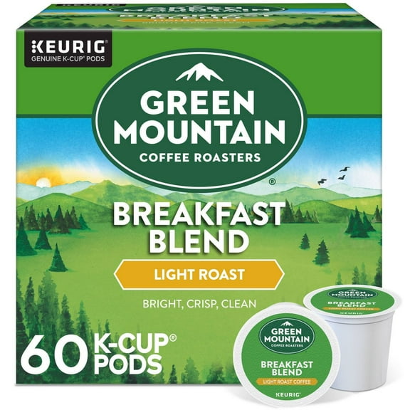 Green Mountain Coffee Breakfast Blend Coffee Pods - Light Roast - 60ct - Pack of 2