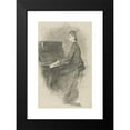 thumbnail image 2 of Theodore Robinson 13x18 Black Modern Framed Museum Art Print Titled - At the Piano (ca. 1887), 2 of 5