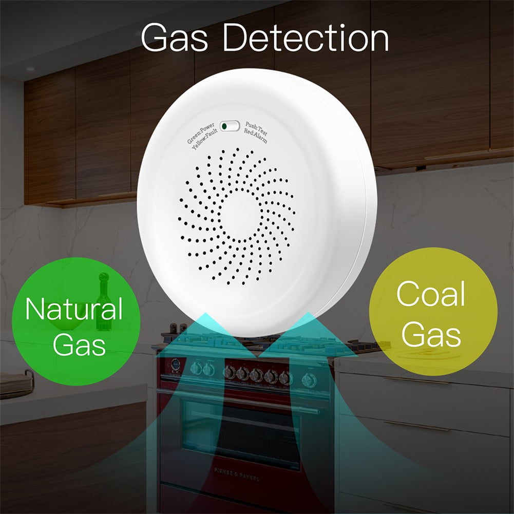 For Zigbee For Tuya Smart Gas Reliable Detector Alarm Detect Natural Leak
