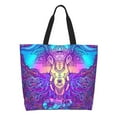 thumbnail image 1 of Easygdp Elephant in Tribal Style Bolsas Tote para Mujer, Bolsos de Hombro para Viaje, Bolsos de Mano de Gran Capacidad para Compras y Trabajo, 1 of 8