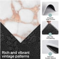 thumbnail image 3 of White Rose Gold Marble Kitchen Rugs Sets Of 3,Kitchen Runner Rugs Non Skid Washable,Decorative Kitchen Floor Mats for Kitchen,Sink,Laundry,17"x30"+ 17"x47" + 17"x59", 3 of 6
