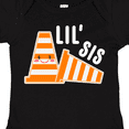 thumbnail image 4 of Inktastic Lil Sis with Construction Cones Girls Baby Bodysuit, 4 of 5