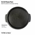 thumbnail image 5 of Thyme & Table 14" Non-Stick Pizza Pan - Black, 5 of 11