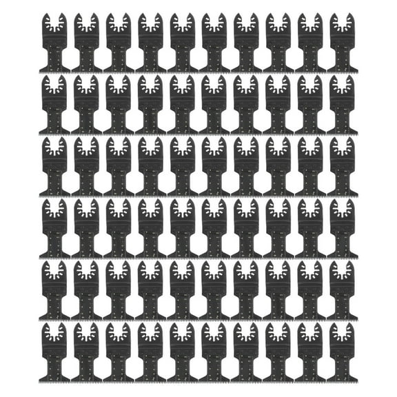 60Pcs Oscillating Tool Blade, Multi Tool Blades Oscillating Saw Blades Accessories Fit for Cutting Wood Plastic Soft Metal