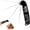 Black, variant on Foldable Instant Read Digital Meat Thermometer, 2s Fast Accurate Probe Cooking Thermometer for BBQ, Steak, Baking, Deep Frying Kitchen Use