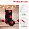 thumbnail image 4 of Picia Beautiful Red Ladybug for 18in Christmas Stockings, Xmas Stocking for Kids, Holiday and Family Stocking for Fireplace or Party Decoration, 4 of 7