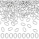 thumbnail image 1 of 400 piezas de anillas abiertas de acero inoxidable de 4x6 mm, calibre 18/anillas ovaladas de 1 mm para bisutería (aretes, pulseras, collares, etc.)., 1 of 9