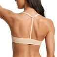 thumbnail image 2 of Women's Mesh Front Closure Racerback Bra Lace Trim Unlined Underwire Sexy Sheer Bras, 2 of 5