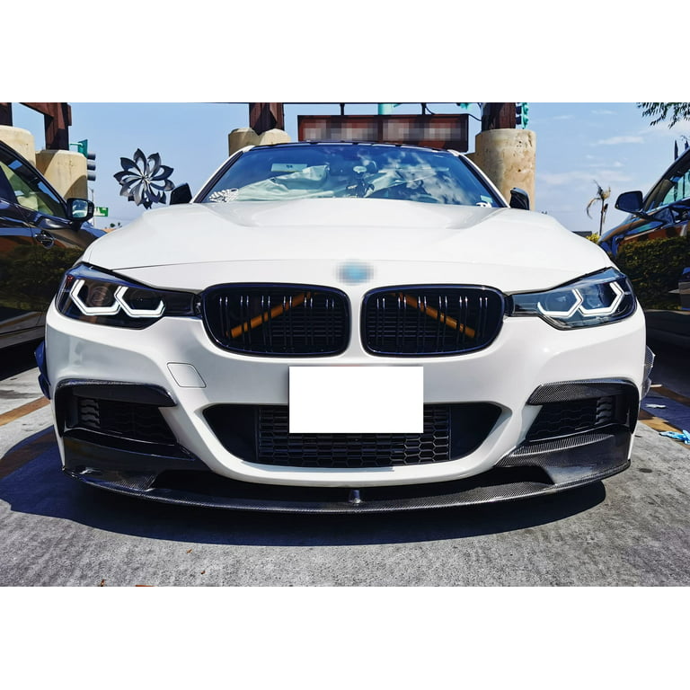4pc Set 7000K Xenon White Hexagon Shape Iconic M-Performance Vision LED Angel Eyes Halo Rings w/Crystal Acrylic Covers for BMW 3 Series OEM LED/Xenon