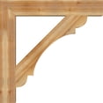 thumbnail image 3 of Ekena Millwork 6"W x 40"D x 40"H Olympic Block Rough Sawn Bracket, Western Red Cedar, 3 of 4