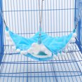 thumbnail image 6 of Pet Hamster Warm Double Layer Hanging Hammock Soft Nest House Cage Sleeping Bed, 6 of 7