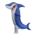 thumbnail image 4 of Disfraz de tiburón inflable, disfraz de cosplay para fiesta de de Halloween, 4 of 9