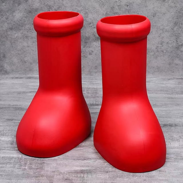 2023 MSCHF Astro Boy Botas Grandes Rojas Impermeables Para Hombres Y Mujeres