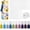 Dark Color, variant on 301 Pcs DIY Bookmark Making Kit 150 Bookmark Laminating Pouches 5 Mil Hot Laminator Sleeves with 150 Tassels and Puncher Fit Most Pouch Laminating Machines (Dark Color,2.36 x 6.3 Inches)