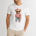 thumbnail image 6 of Women’s Teddy Bear Graphic T-Shirt, Short Sleeve Classic Fit Tee, 6 of 9