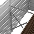 thumbnail image 7 of vidaXL Raised Garden Bed Raised Flower Bed Galvanized Steel Outdoor Planter, 7 of 7