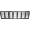 Grille Assembly for 1997-2001 Jeep Cherokee Painted Black Shell and Insert
