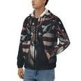 thumbnail image 3 of Naloa Vintage American Deer Men’s Hoodies, Zip up Hoodie, Sweatshirts,Hoodies for Men Sizes S-3XL-XX-Large, 3 of 5