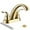 Brushed Gold, variant on Centerset 4 Inch Brushed Nickel 2 or 3 Holes Stainless Steel Bathroom Sink Faucet, 2 Handle Bathroom Faucet with Copper Pop Up Drain and Water Supply Lines, BF008-5-BN