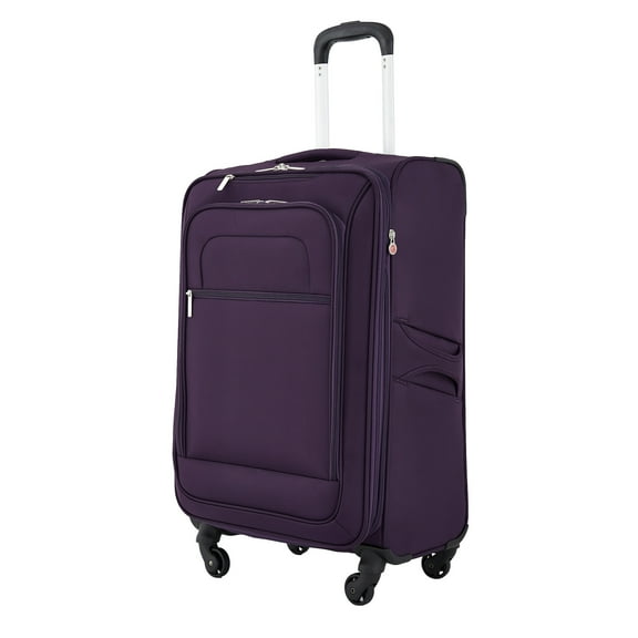Protege Arendale 28-inch Large Rolling Spinner Upright Luggage, Purple