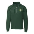 thumbnail image 2 of Men's-Cutter & Buck  Heather Green Portland Timbers Big & Tall Mainsail Sweater-Knit Half-Zip Pullover Top, 2 of 3