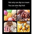 thumbnail image 4 of Cuchara para Helado JanHm Cuchara de Acero Inoxidable Anticongelante con Forma de Fruta, 4 of 4