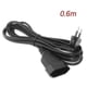 thumbnail image 3 of Europea 90 Degree Male Plug to Female Socket Power Extension Cable for PC Computer PDU(0.6M), 3 of 5