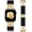 Black/Gold, variant on Wearlizer Braided Nylon Watch Band Compatible with Apple Watch Bands Women Men D-Shaped Design Magnetic Clasp Adjustable Strap for Series 11/10/9/8/7/6/5/4/3/SE/Ultra 38/40/41/42/44/45/46/49mm